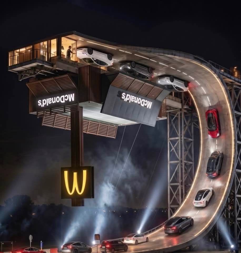 Elon Musk hooks up with McDonald's!  😃