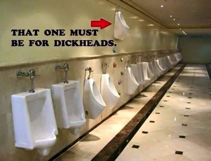 That's for the dickheads! 😀
