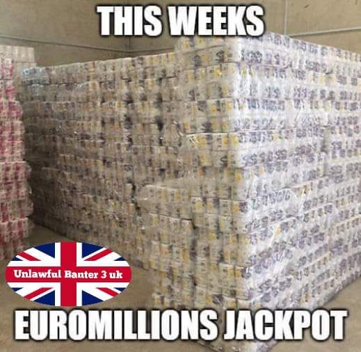 Good luck on the lottery this weekend! 👍