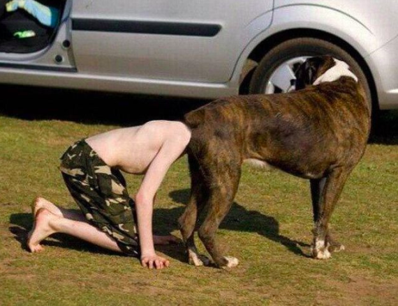 It's a dirty job but someone ...No! Wait! That's just wrong! 😐