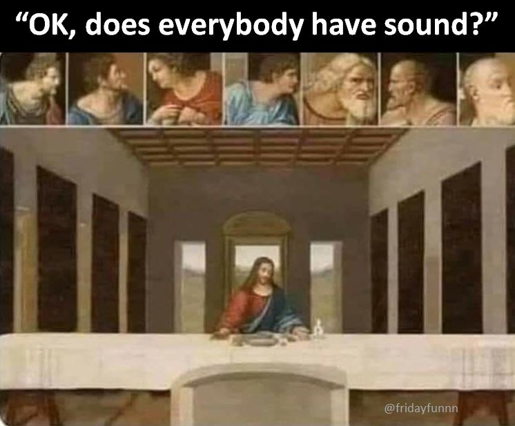 Our Zoom problems are not entirely new you know! 😀
