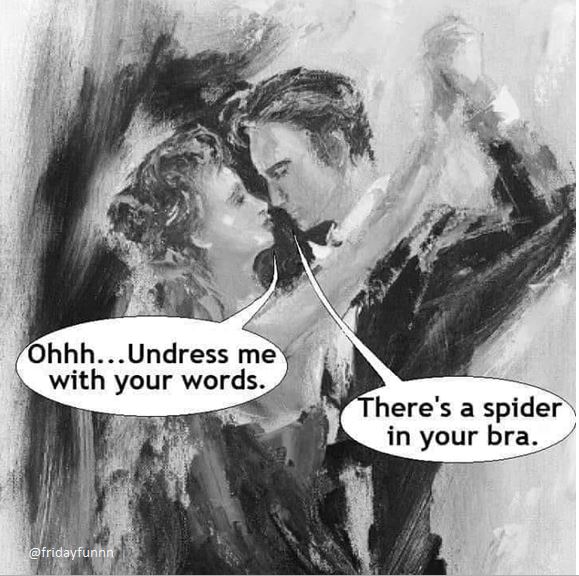 Not sure that's what she meant! 😀