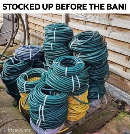 Hosepipe ban - I've beaten it! 😀