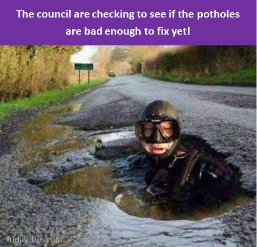 It's Pothole Season in the UK! 🚗