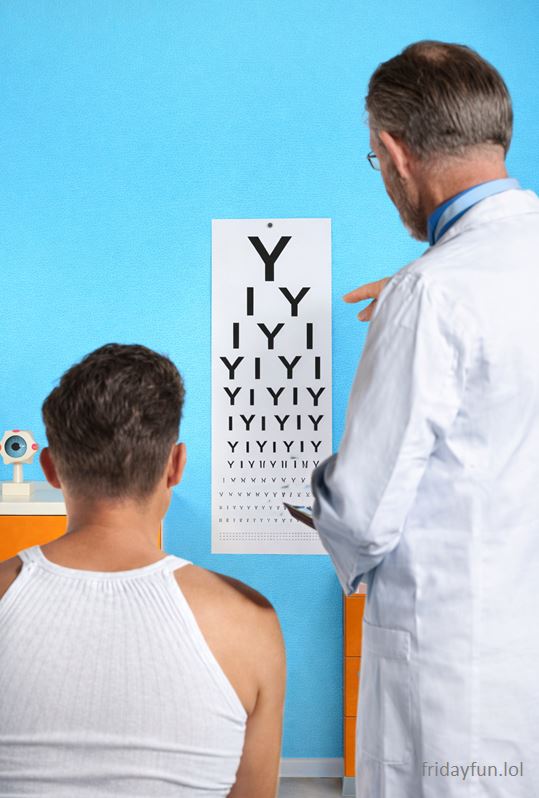 Geordie eye test! 😃