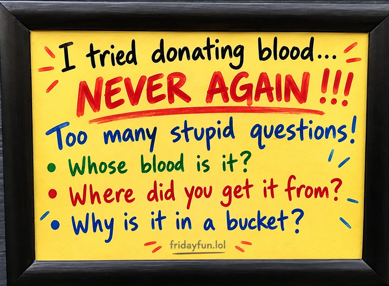 Questions, questions!  🙂
