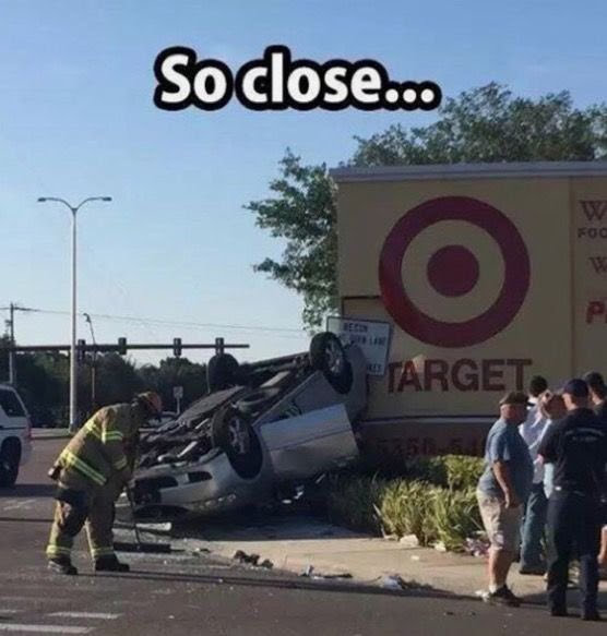 Just missed!