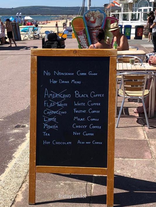 British coffee names! 👍