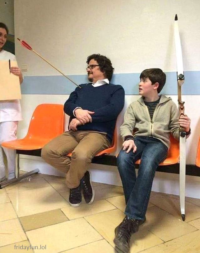 Amazing in A&E today ... an empty seat look! 🤪