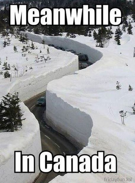 While we are moaning about the weather! ⛄