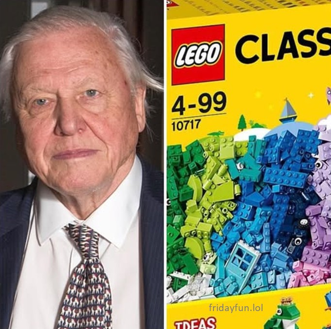 He's too old for LEGO? Unfair! 😏